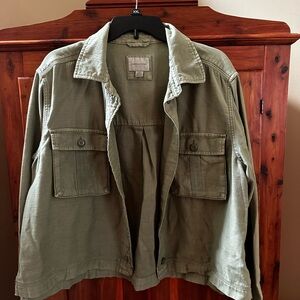 American Eagle Outfitters women’s utility jacket shacket size L green